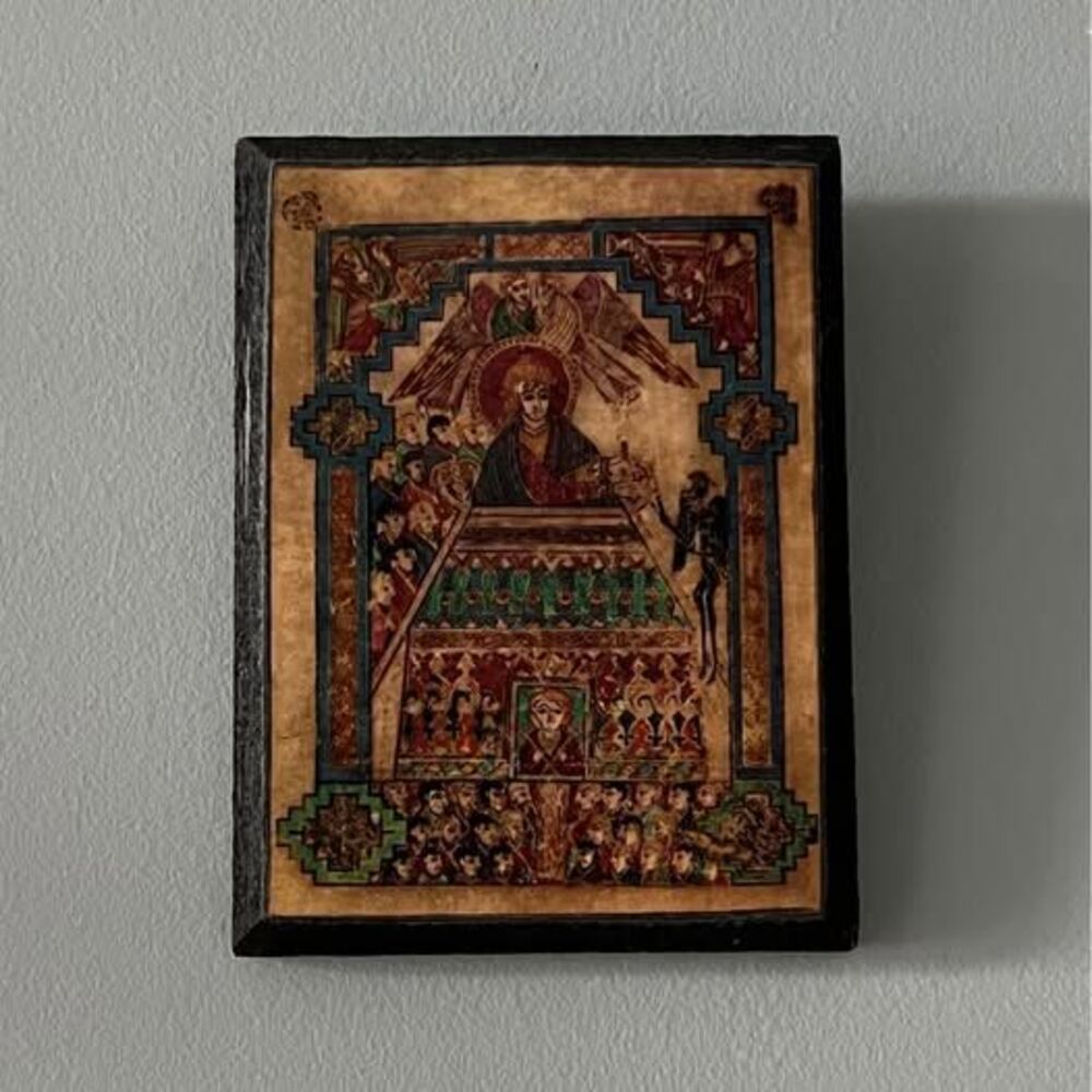 Vintage Painting on Wood: Book of Kells - Picture 7 of 8